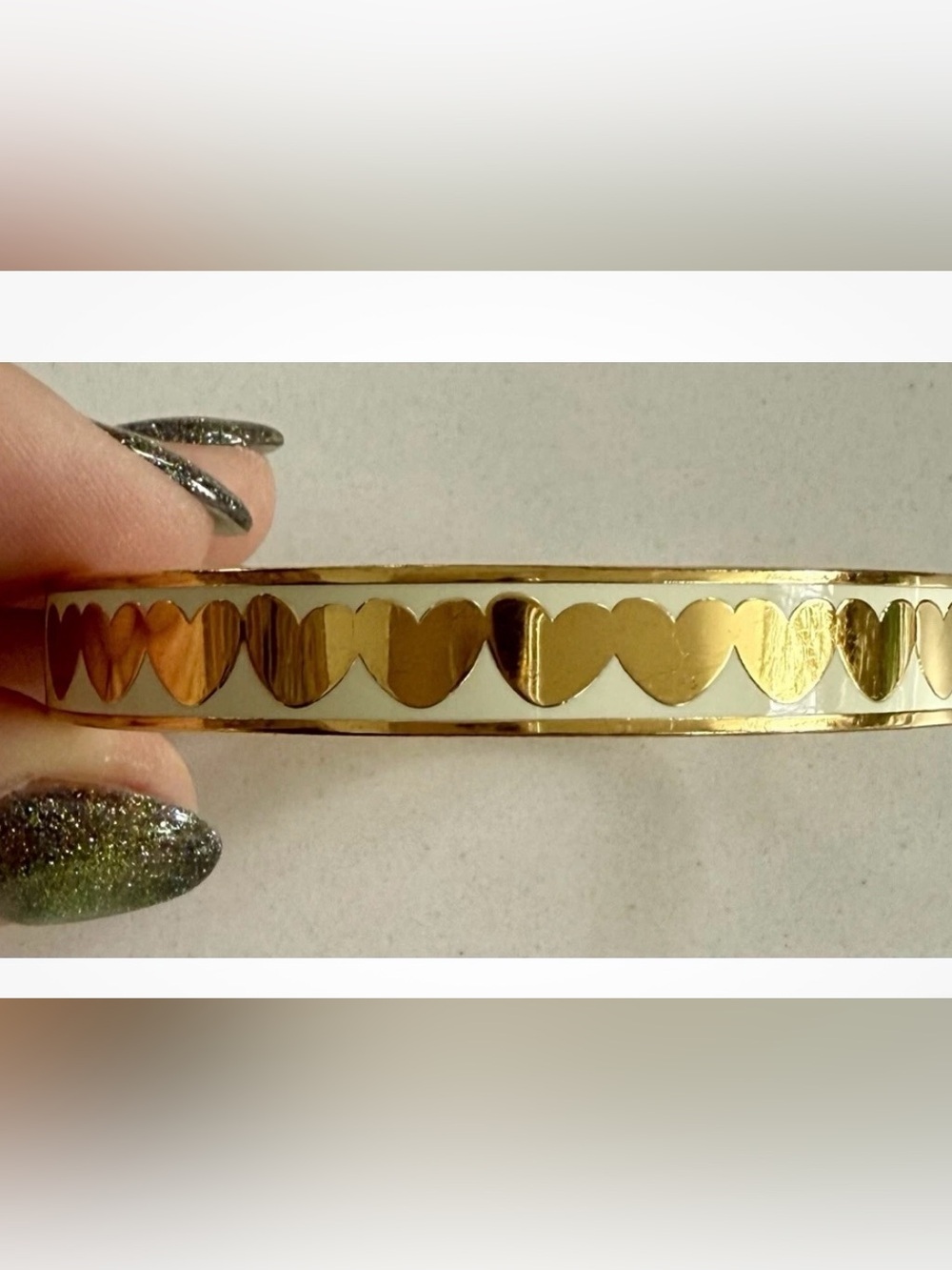 Kate spade Playing Cupid's Arrow Engraved Bangle - Picture 2 of 3